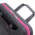 Vangoddy - Sac bandoulière élégant pour ordinateur portable 13 pouces - Gris/Rose-Léger et facile à transporter. Idéal pour les déplacements scolaires ou professionnels