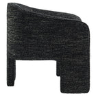 Modway - Greer Tissu Boucle Rembourré Fauteuil d’accent - Charbon de bois-Glissières de plancher sans marquage