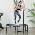 Soozier - Trampoline de rebond 45 po pour adulte, bleu-Sept points de contact améliorent la stabilité et la sécurité