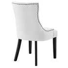 Modway - Regent Touffe Tissu Chaise à manger - Blanc-Capacité de poids de la chaise : 286 lb.