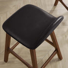 Modway - Juno Tabouret de comptoir - Brown - Ensemble de 2-Jambes écartées