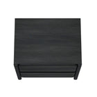 Manhattan Comfort - Linda 24" Table de nuit moderne à 2 tiroirs - Gris charbon - Lot de 2-9