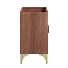 Modway - Daylight 30" Armoire à coiffeuse de salle de bain - Noyer-Matchs non inclus