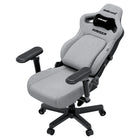 AndaSeat - Chaise de jeu Kaiser 4 XL Premium - Gris cendré-Un savoir-faire durable allié à un design artistique: Le tissu en lin du Kaiser 4 offre une douceur et une respirabilité exceptionnelles, assurant un confort durable dans tous les climats. Ses fibres naturelles renforcent sa durabilité, garantissant une expérience d’assise raffinée qui résiste à l’épreuve du temps.