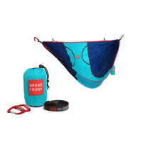Grand Trunk - Chaise suspendue - Bleu marine et bleu océan-Légère et compacte