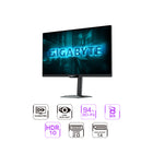 GIGABYTE - Moniteur de jeu 27" SuperSpeed ​​QHD IPS 200 Hz - G27Q20-Gamme de couleurs étendue – Avec un rapport de contraste de 1000:1, une gamme de couleurs DCI-P3 de 94 % et une profondeur de couleur de 8 bits, vous pouvez profiter d’un affichage des couleurs fantastique et d’une gamme de couleurs étendue.