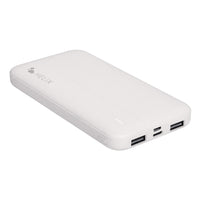 Helix - Batterie externe 10 000 mAh, Blanc-Temoin d'alimentation LED