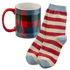 General Supply Goods + Co - Ensemble-cadeau de grandes tasses et de chaussettes des Fêtes-Idéal pour offrir en cadeau, pour les bas de Noël ou pour prendre soin de soi