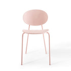 Modway - Palette Fauteuil d’appoint de salle à manger Ensemble de 2 - Rose-8