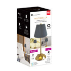 Xtricity - Lampe de table tactile LED portable Roccabella - Grise-Activation tactile pour une utilisation facile