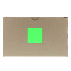 JAM Paper Étiquettes postales carrées, 2 x 2 po, vert néon, 240/paquet-Compatible avec les imprimantes laser et à jet d’encre