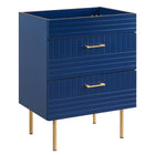 Modway - Daybreak 24" Armoire de toilette de salle de bain (lavabo non inclus) - Bleu-7