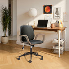 Zuo - Ali Chaise de bureau - Noir-Supporte jusqu'à 330 lb