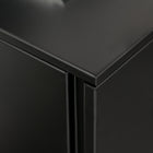 Vinsetto - Armoire à dossiers à cloisons réglables - noir-Comprend un système de verrouillage centralisé qui sécurise tous les tiroirs avec un seul tour de clé
