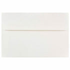 JAM Paper Enveloppes format livret à rabat carré gommé, 5 1/2 po x 8 1/8 po, blanches, 1000 par paquet-Blanc