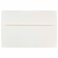 JAM Paper Enveloppes format livret à rabat carré gommé, 5 1/2 po x 8 1/8 po, blanches, 1000 par paquet-Blanc
