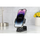 Scosche - Support universel pour téléphone de voyage - Noir-Comprend un adaptateur 1/4 po pour l'utilisation d'un trépied