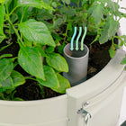 Permasteel - Bac de jardin avec système d’arrosage automatique - ivoire-Plateforme de sol pour un soutien essentiel des plantes