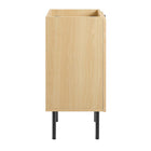 Modway - Chaucer 18" Armoire de toilette de salle de bain (lavabo non inclus) - Chêne-Porte en rotin