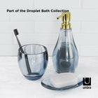 Umbra DROPLET - Pompe à savon acrylique bleu, 280ml-Distributeur de savon/desinfectant Couleur : Denim