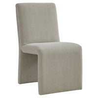 Modway - Emory Tissu tapis Fauteuil d’appoint de salle à manger - Lin-Chaise pantoufle polyvalente