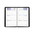AT-A-GLANCE - Cahier de rendez-vous hebdomadaire 2027 - 8 po H x 4 7/8 po l - noir - bilingue-Une semaine sur deux pages