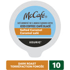 McCafé - Dosettes de café K-Cup Brew Over Ice, caramel salé - paquet de 10-Compatibilité : Ce Produit Contient De Véritables Dosettes K-cup, Conçues Pour Une Qualité Et Une Compatibilité Garanties Avec Toutes Les Machines À Café Keurig.