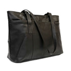 Ashlin® Sac fourre-tout classique avec longues courroies Melia pour femme, noir-Met en vedette l'organisateur intérieur ASHLIN's Inside OrganizerTM avec 5 pochettes pour cartes de crédit et 2 boucles à stylo.