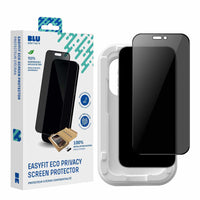 Blu Element - Protection d'écran avec filtre de confidentialité EasyFit Eco pour iPhone 17 Pro Max-Installation extrement simple