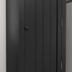 HOMCOM - Armoire de cuisine 4 niveaux 48 po avec étagères réglables - noir-Le design anti-basculement améliore la sécurité 