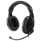 Adesso - Xtream H5 Casque filaire stéréo - Noir-Haut-parleurs 40 mm de haute qualité pour un son stéréo immersif