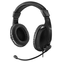 Adesso - Xtream H5 Casque filaire stéréo - Noir-Haut-parleurs 40 mm de haute qualité pour un son stéréo immersif