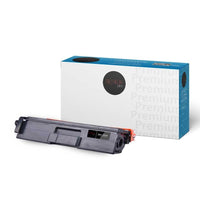 Premium Tone - Cartouche de toner Compatible - Brother TN433C ,TN-433C - Rendement élevé - Cyan-Couleur : Cyan