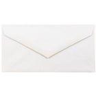 JAM Paper - Enveloppes d'invitation Monarch Strathmore avec rabat européen - 3,875 po x 7,5 po - vélin blanc brillant - paquet de 50 (195201I)-Vélin blanc brillant