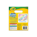 Marqueurs lavables Super pointes Crayola, ensemble de 100-Cet ensemble de marqueurs en vrac comprend 100 couleurs différentes, pour que vous ayez toujours la teinte qu'il vous faut