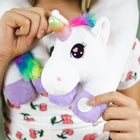 Bouncyband - Coussin de nuque vibrant sensoriel - Licorne-Lavage en surface - Séchage à l'air libre