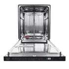 Kucht - Lave-vaisselle 24 po à commandes supérieures - Acier inoxydable-Le système de filtration multiple améliore la performance en permettant au lave-vaisselle de fonctionner avec moins d’eau et moins d’énergie