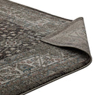 Modway - Berit Treillis floral vintage vieilli Tapis de 5 pi l x 8 pi L - Brun et beige-8