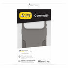 OtterBox - Étui Commuter MagSafe avec Contrôle de la Caméra pour iPhone 17 Pro - Bois de Coton Glen (Brun)-Les pare-chocs autour de la caméra protègent contre les coups violents