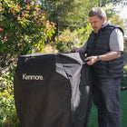 Kenmore - Housse pour barbecue au gaz de 33 po - noire-Polyester avec endos en PE (polyéthylène).