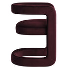 Modway - Winslow Tonneau Performance Velvet Chaise à manger - Mûrier-7