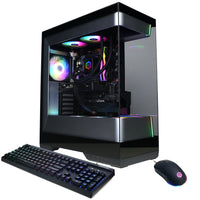 CyberPowerPC - Ordinateur de bureau de jeu - Intel Core Ultra 9 285 - AMD Radeon RX 9060 XT 16 Go - 32 Go DDR5 - Disque SSD PCIe 4,0 de 2 To - Noir-Intel Core Ultra 9 285 2,5GHz (Max 5,6GHz)