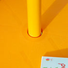 Outsunny - Ensemble pliant de table de pique-nique et chaises pour enfants motif extérieur jardin terrasse arrière-cour avec parasol - jaune-Parfait pour les arrière-cours, jardins, balcons, terrasses et autres espaces extérieurs  
