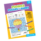 Scholastic Teaching Solutions - Cahier d'activités sur les puzzles et les jeux de phonétique pour les classes 1 et 2-Offre de nombreuses pratiques amusantes en matière de phonétique