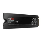 Samsung - 990 PRO avec dissipateur thermique 1 To PCIe 4.0 NVMe M.2 SSD - Noir-Compatible avec la PlayStation 5, les ordinateurs de bureau et les ordinateurs portables répondant à la norme PCI-SIG D8