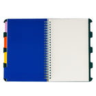 General Supply Goods + Co - Cahier de notes avec séparateurs - Paquet de 4-Comprend 80 feuilles (160 pages) de papier certifié FSC blanc cassé