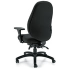 Global - Fauteuil à basculements multiples à dossier moyen avec Schukra ObusForme Comfort - Noir-La commande continue de blocage du basculement bloque le siège en place ou lui permet de basculer librement, selon les préférences de l'utilisateur