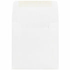 JAM Paper - Enveloppes d'invitation carrées - 4,5 po x 4,5 po - Blanc - 50/paquet (439911145I)-Quantité : 50 enveloppes par paquet