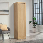 Sauder - Meuble de rangement Merton Hall - Frêne Harmony-étagères réglables: Trois étagères réglables et une étagère fixe pour une polyvalence de rangement optimale. Chaque étagère réglable a une capacité de poids maximale de 25 lb