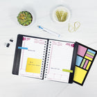 Brownline - 2027 agenda quotidien PlannerPlus avec reliure à double spirale – 8 po x 5 po – noir-Noir